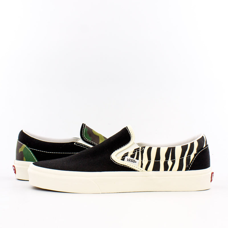 vans zebra slip on