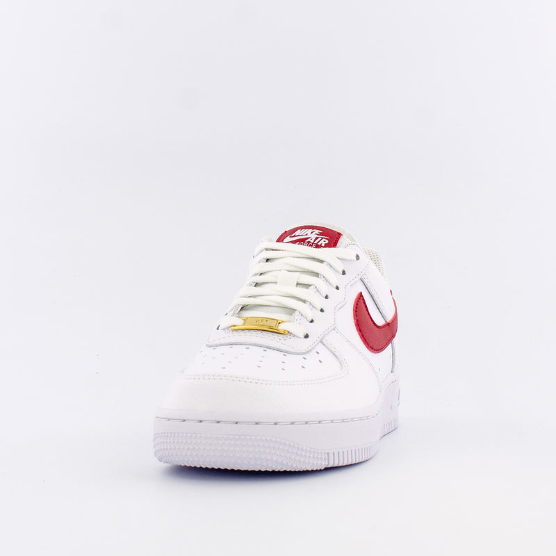 nike air force 1 07 white gym red metallic gold