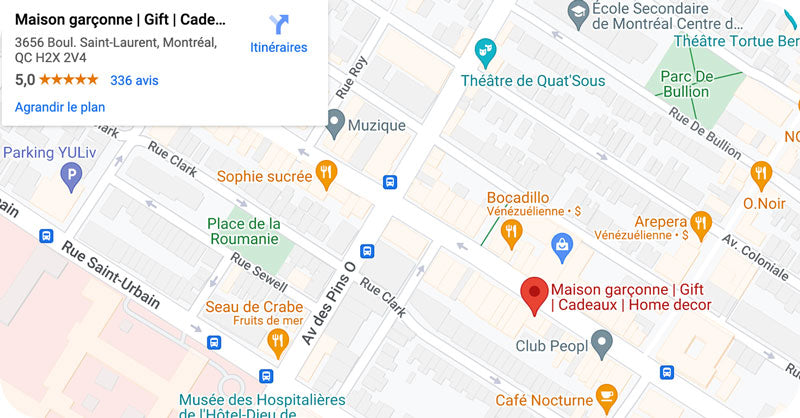 map maison garçonne 3656 boul st-laurent montreal