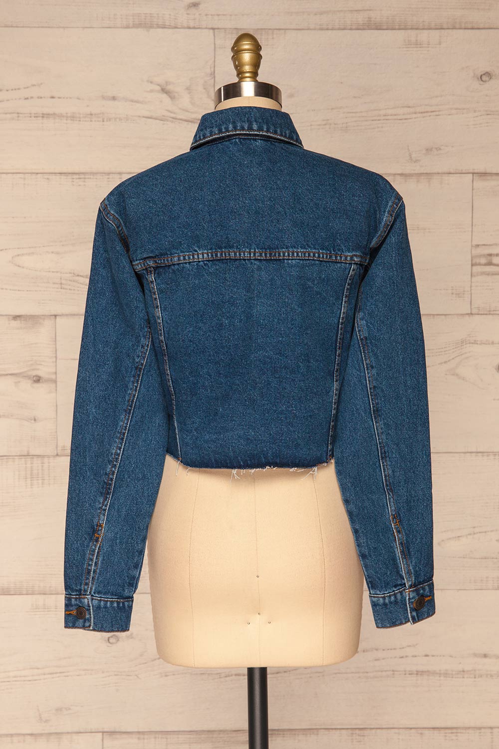 Cransac Crop Jean Jacket | Veston Denim | La Petite Garçonne