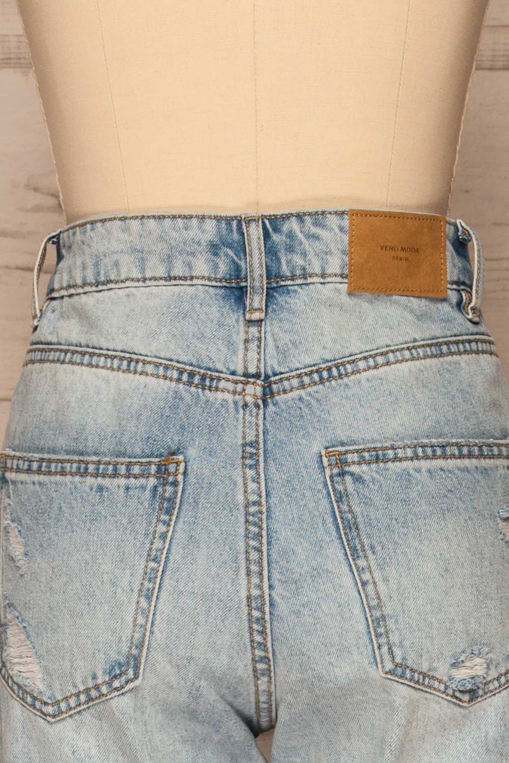 Davoli Light Blue Denim High Waist Jeans | La petite garçonne