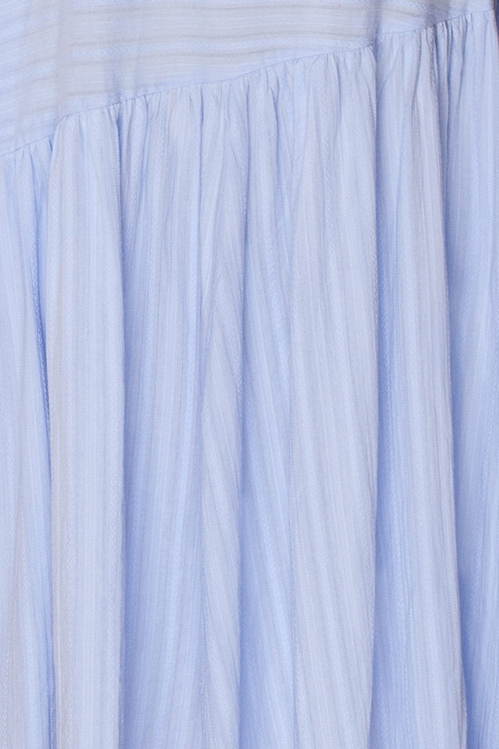 Delbine Light Blue Ruffled Dress with Belt | Boutique 1861
