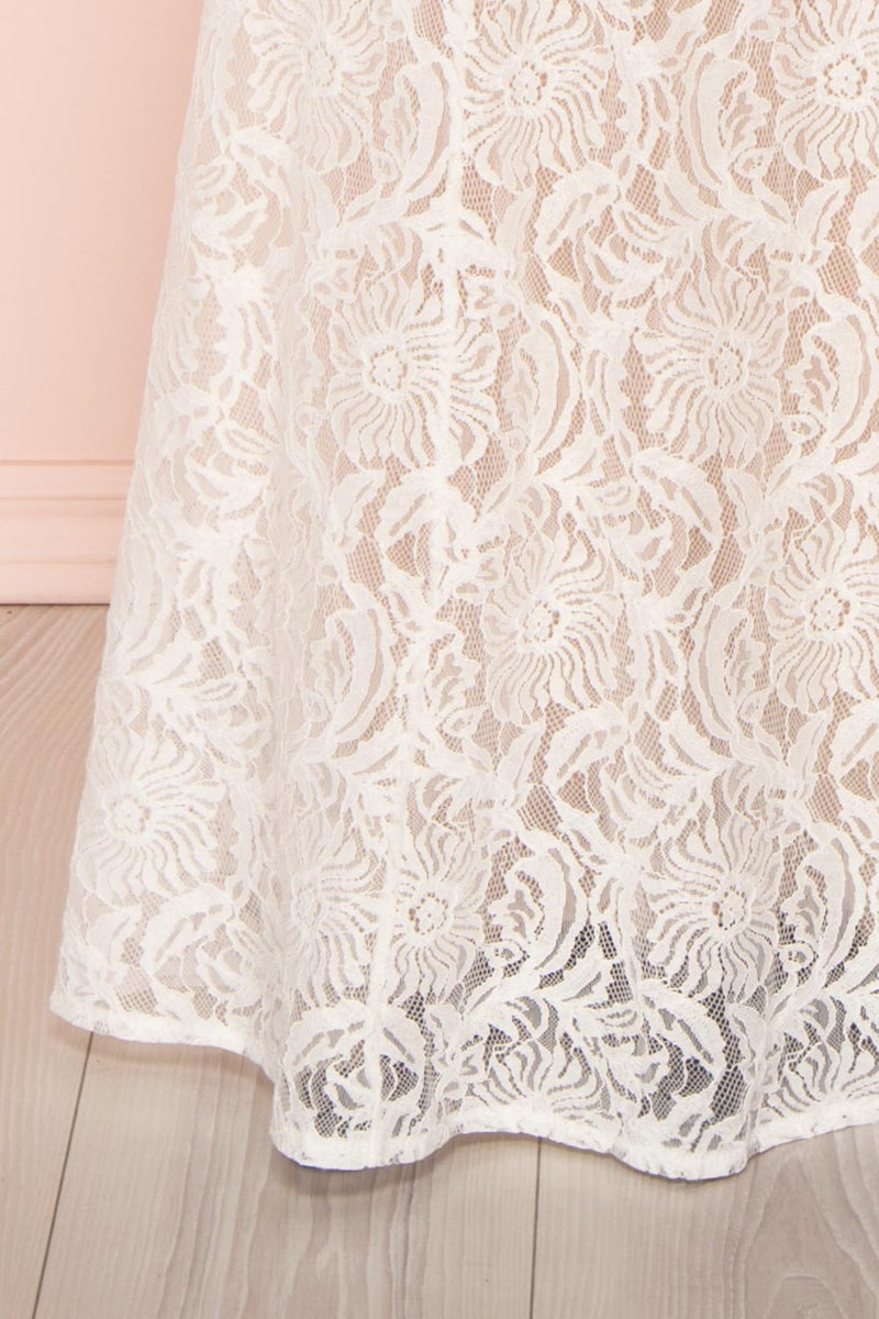 Donalda White Lace Mermaid Bridal Dress | Boudoir 1861
