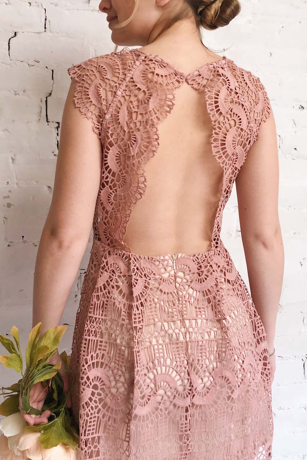 open lace dress