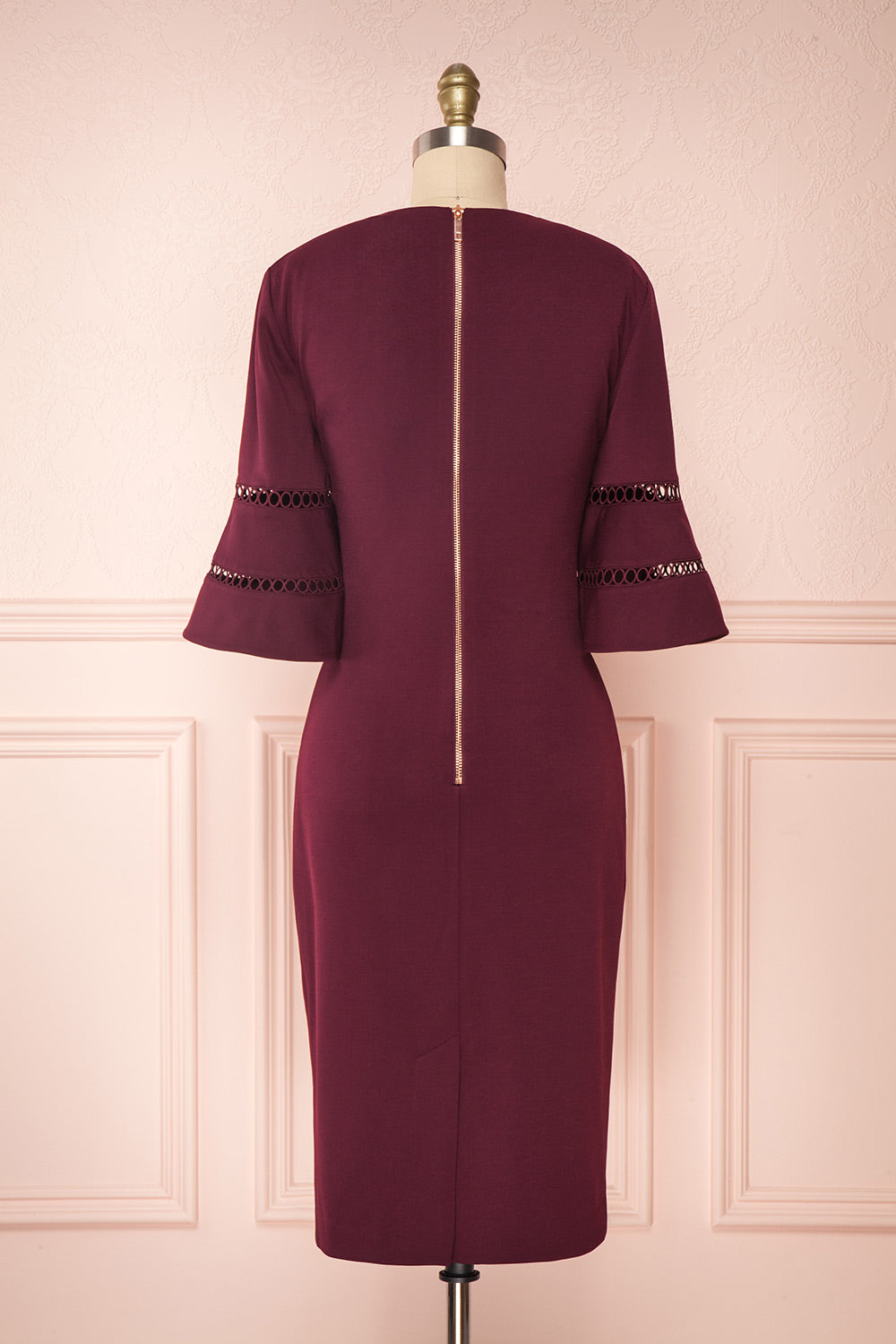 ted baker burgundy dress