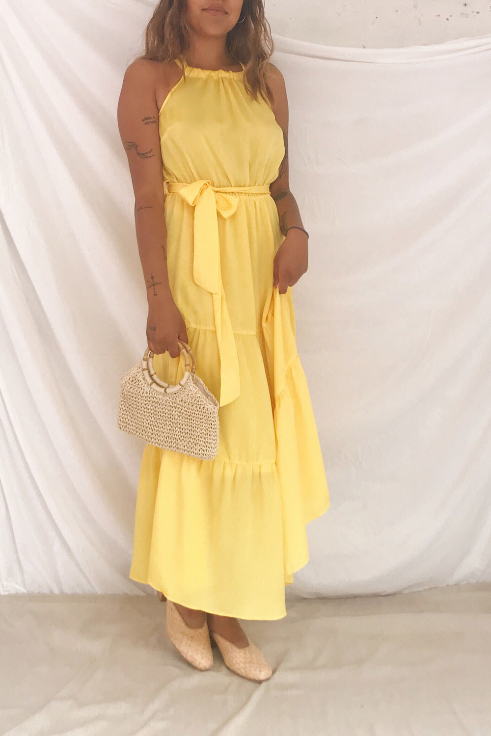 yellow summer dresses for weddings