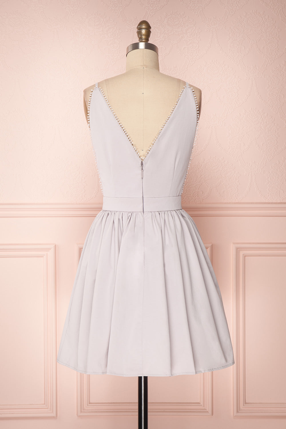 Shiuko Lavender A-Line Dress with Lace | Boutique 1861