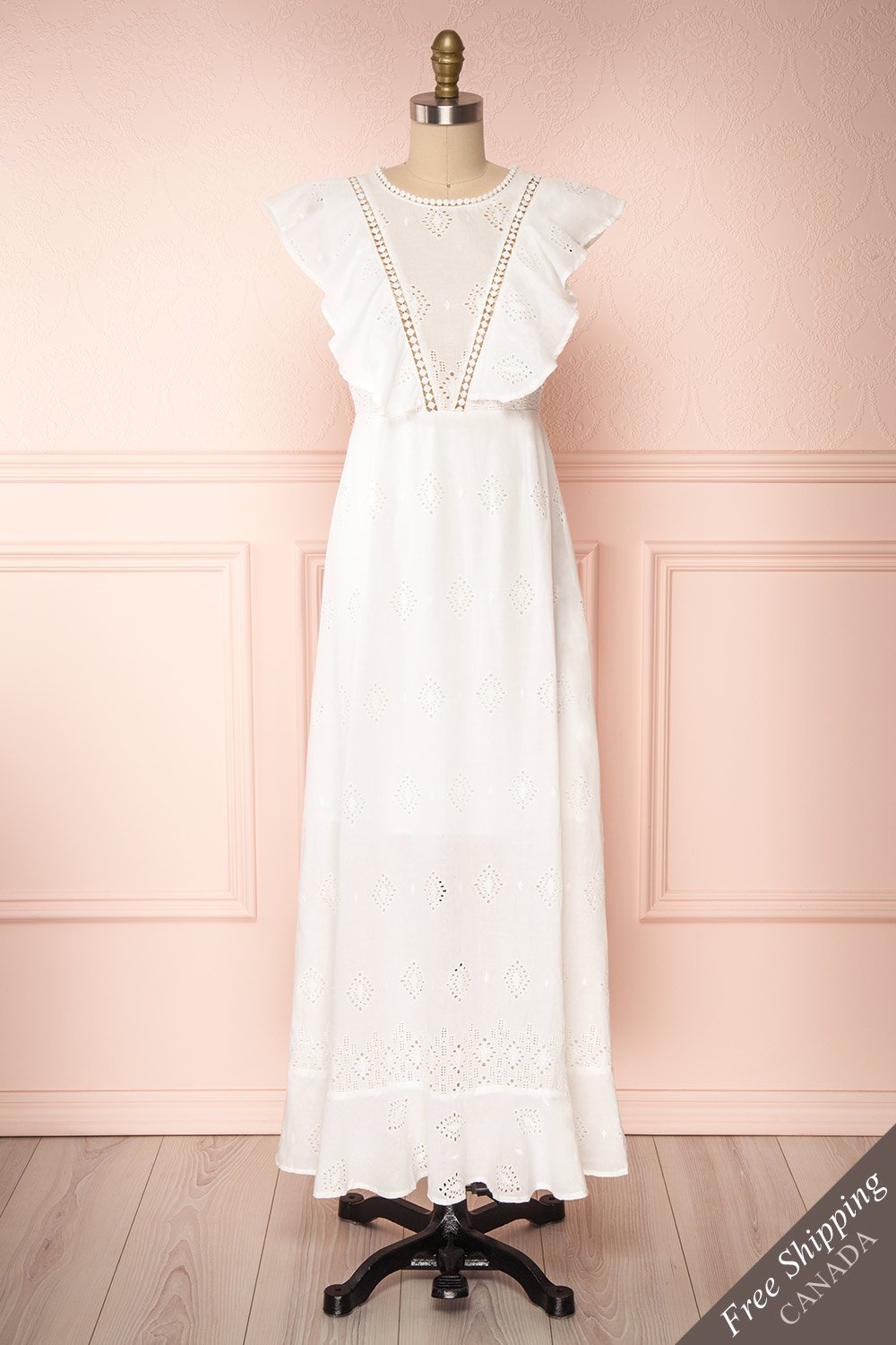 white maxi dress canada