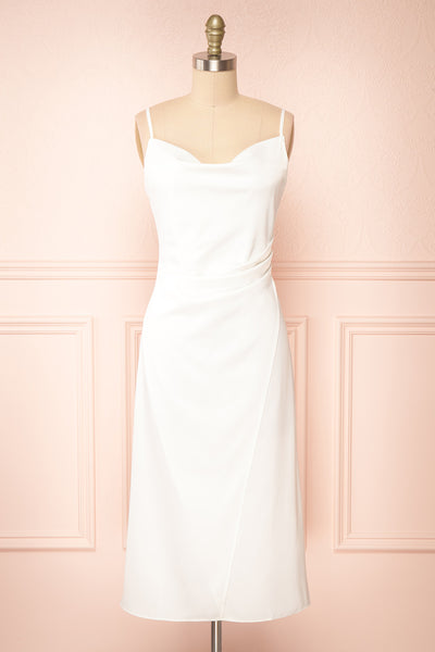 Isabella Backless Little White Dress And Chic Bridal Shower Dress - Jane  Summers