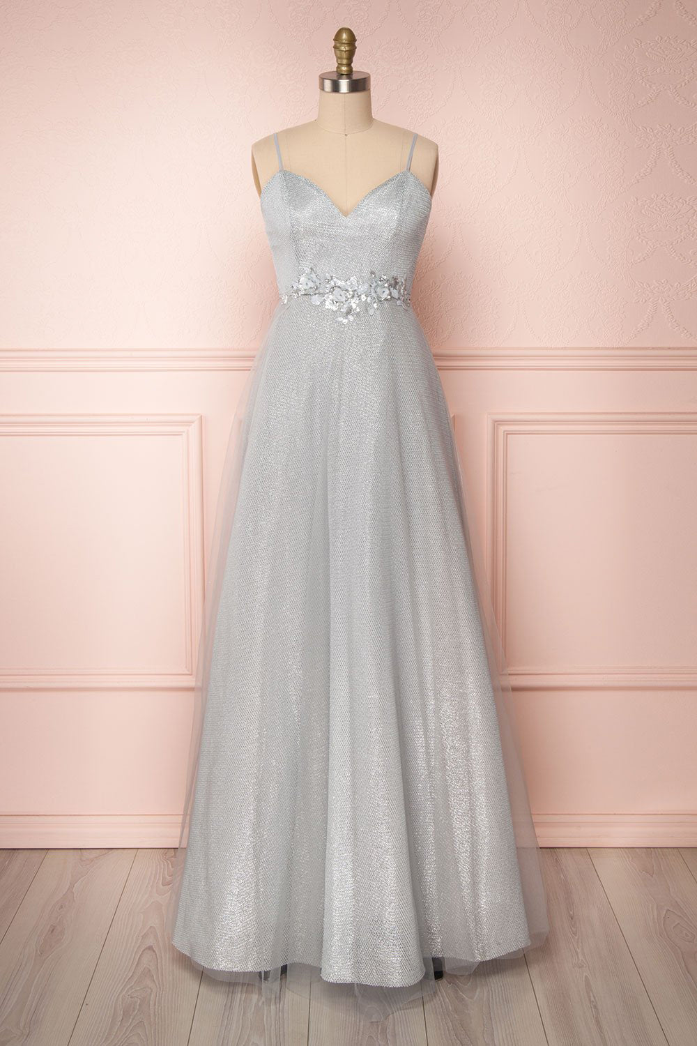 grey sparkly dress