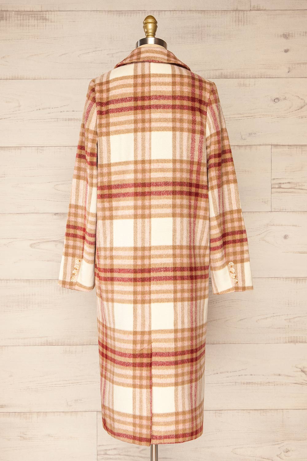 Fuenlabrada Plaid Trench Coat | La petite garçonne