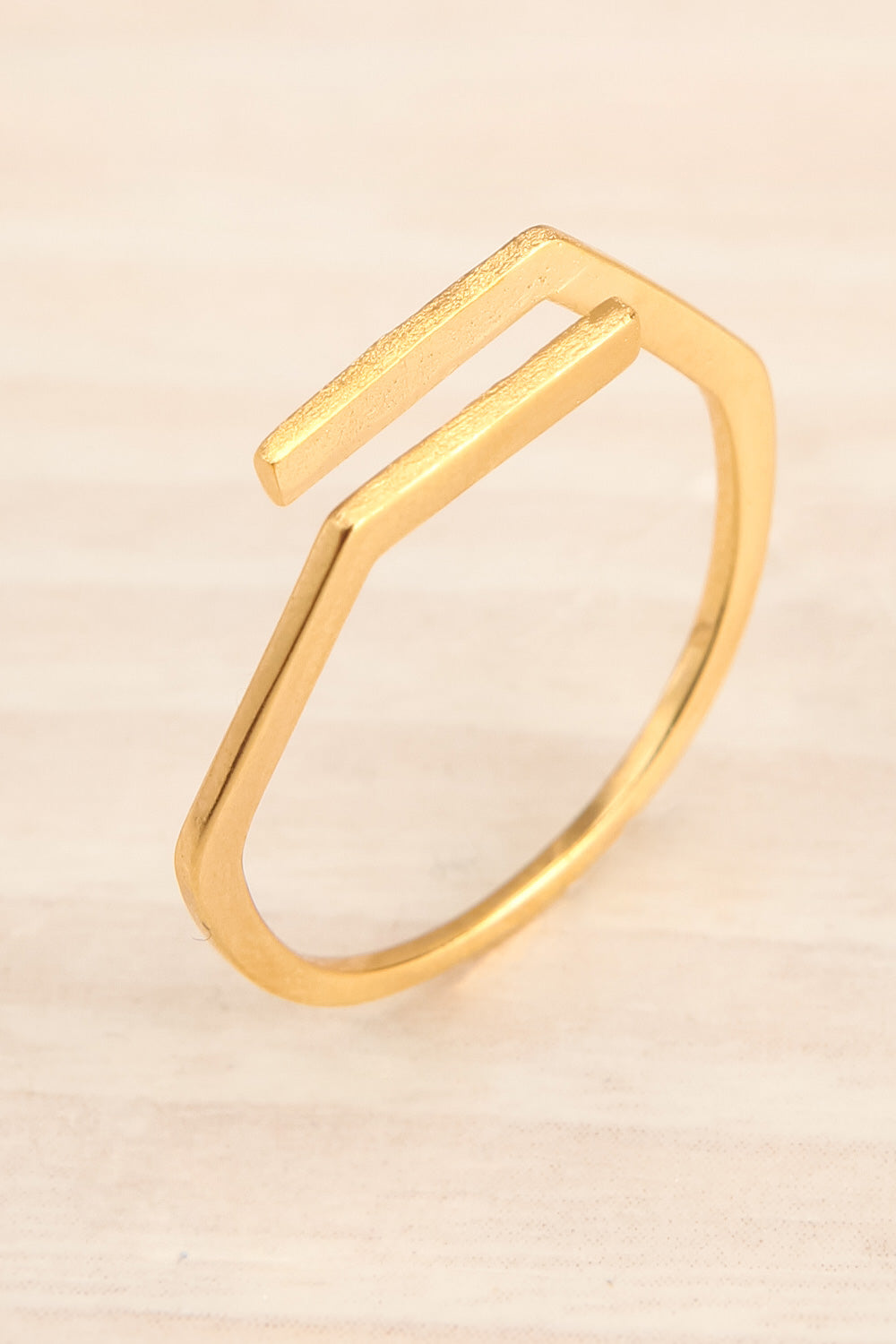 Kardla Or Fine Geometric Golden Ring | La petite garçonne