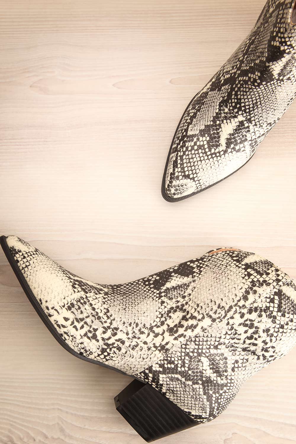 snake print western boots