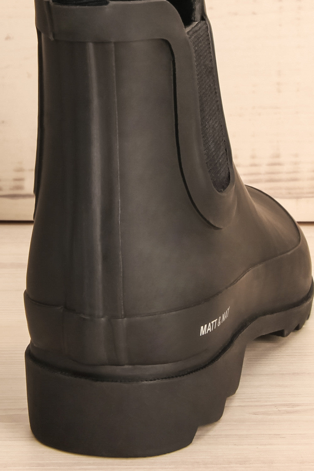 Laney Black Matt \u0026 Nat Flat Rain Boots 