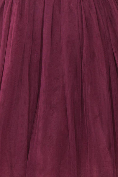 Nandita Burgundy Sequin Party Dress | Boutique 1861 fabric detail
