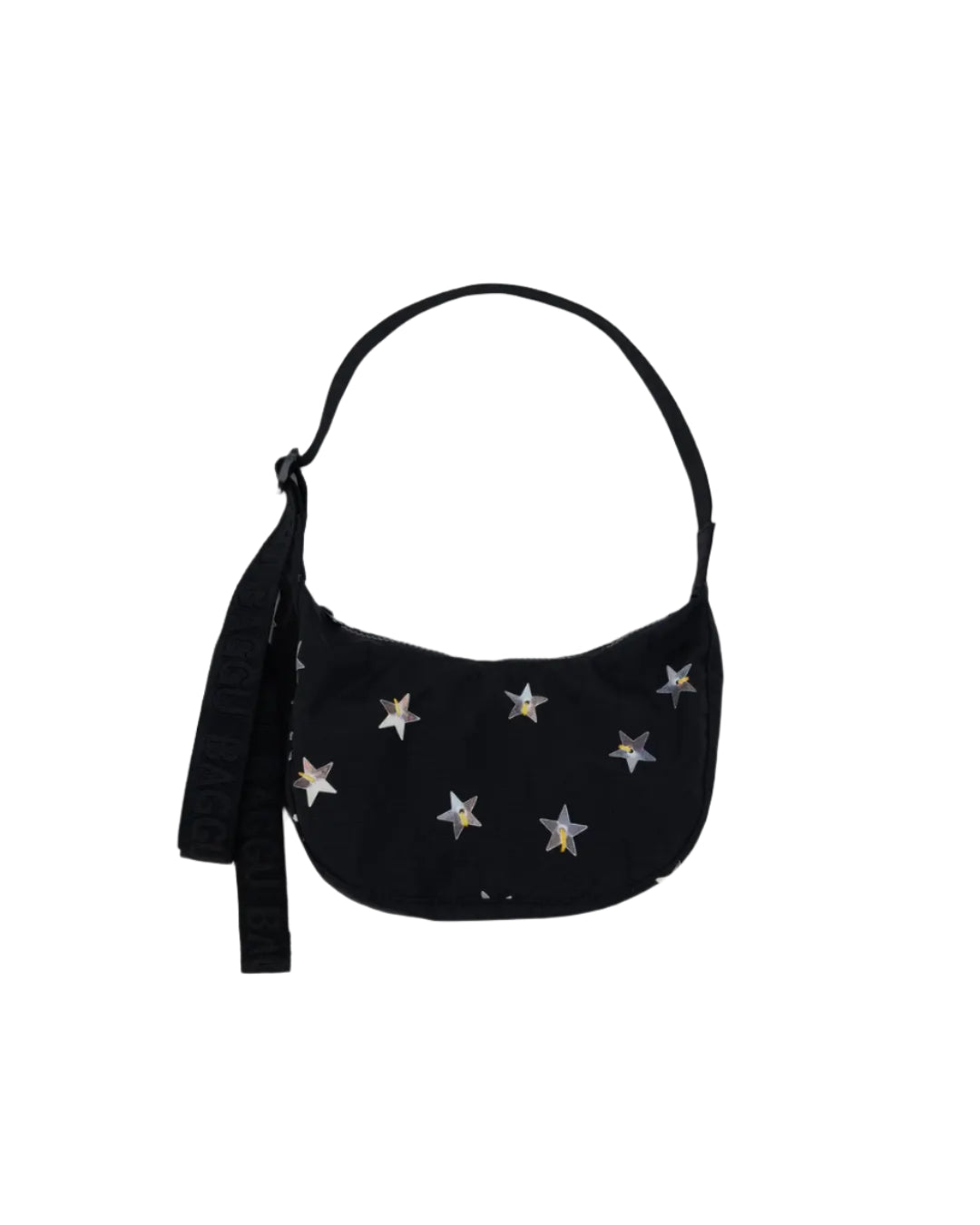 Small Nylon Crescent Bag // Stars