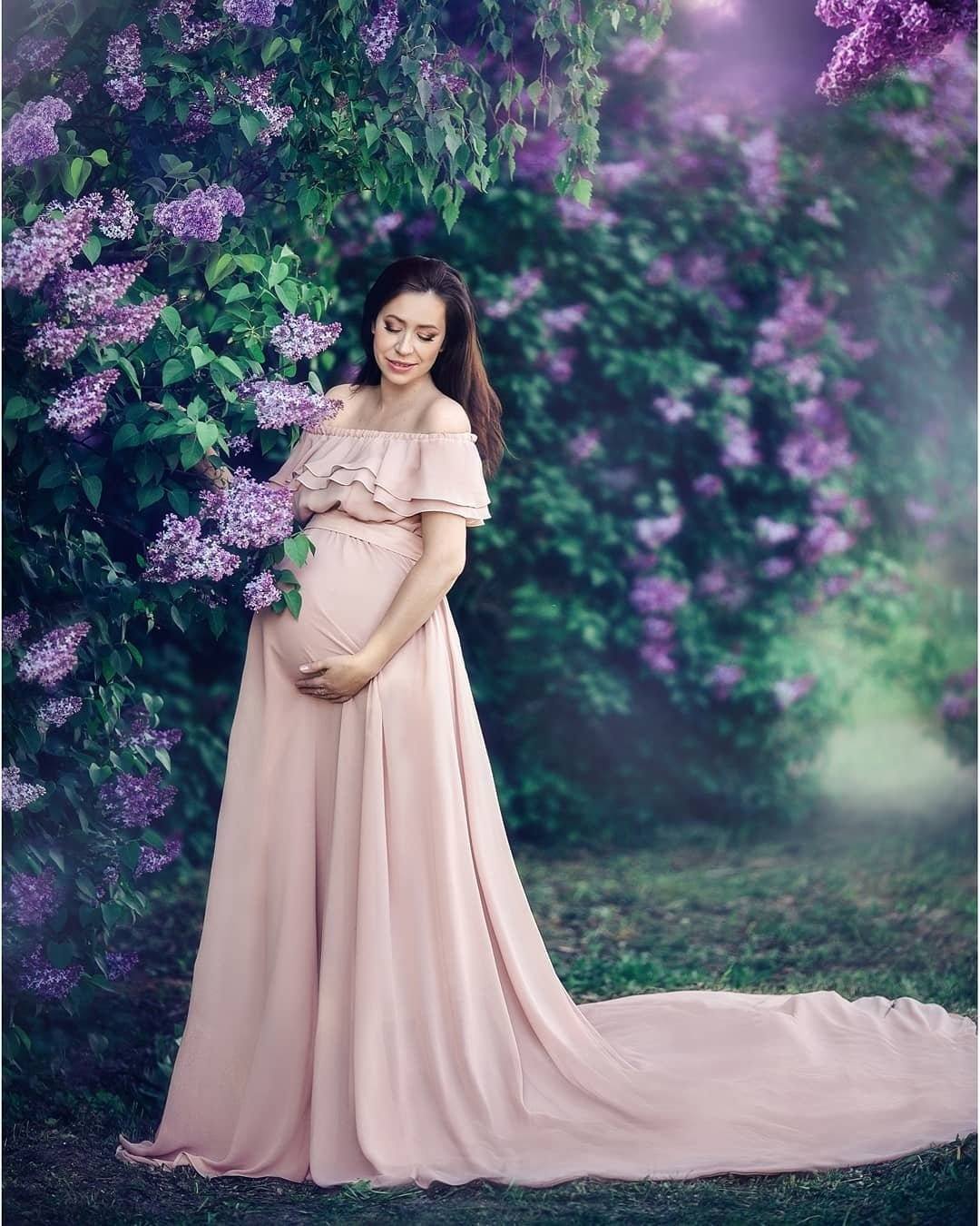 In hoeveelheid kopen Treinstation Blush pink maxi maternity dress for baby shower, blush maternity dress