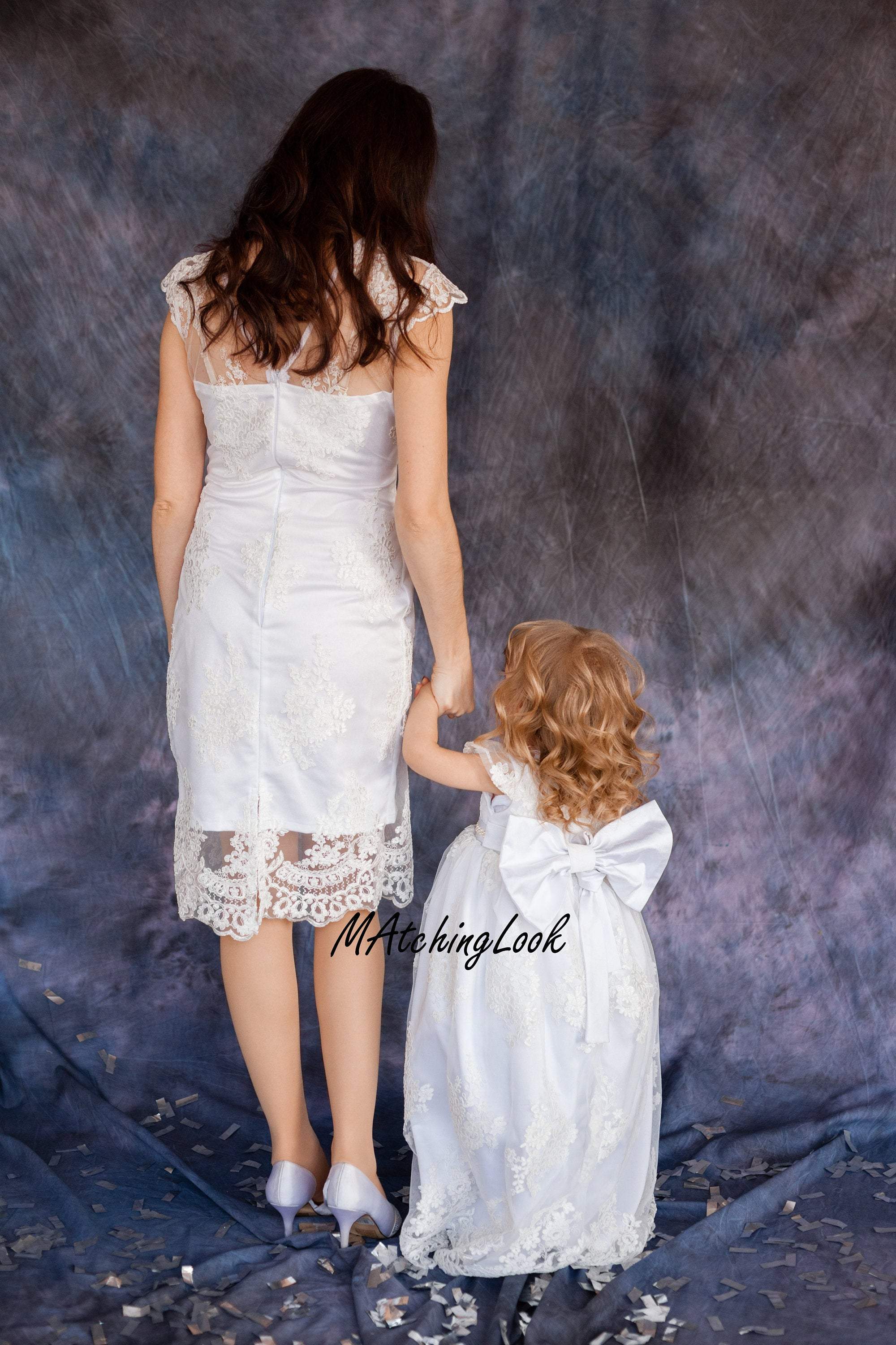 white baptism dress for mom