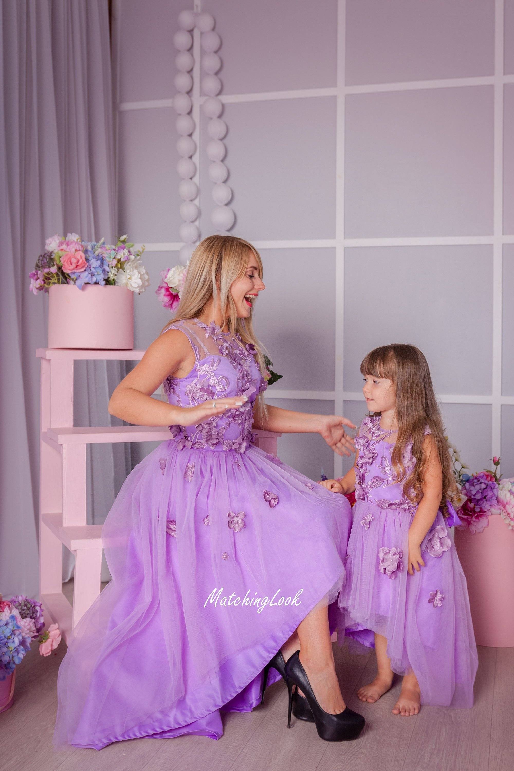 mommy and me gowns