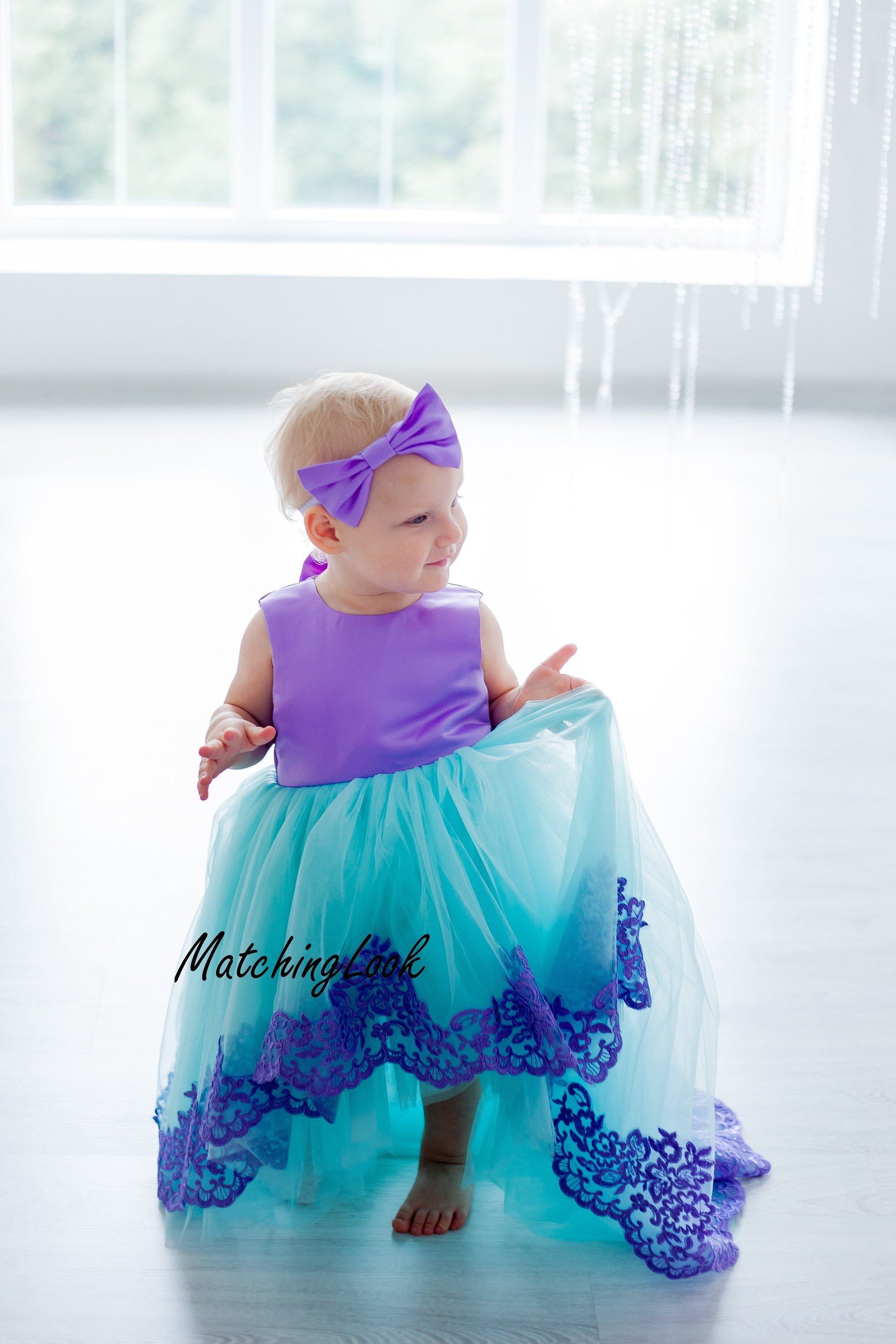 little mermaid girl dress