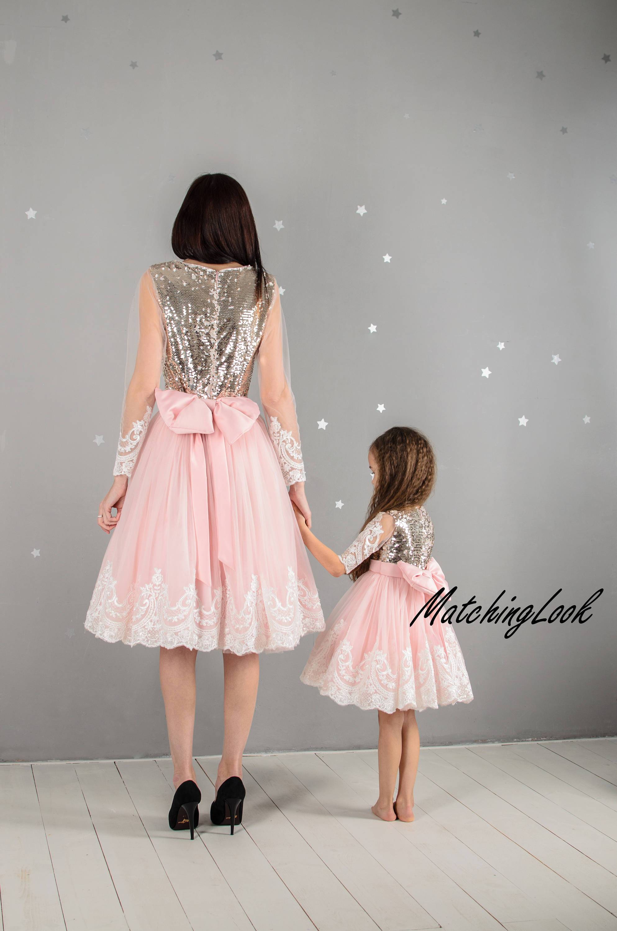 baby and mother matching dresses