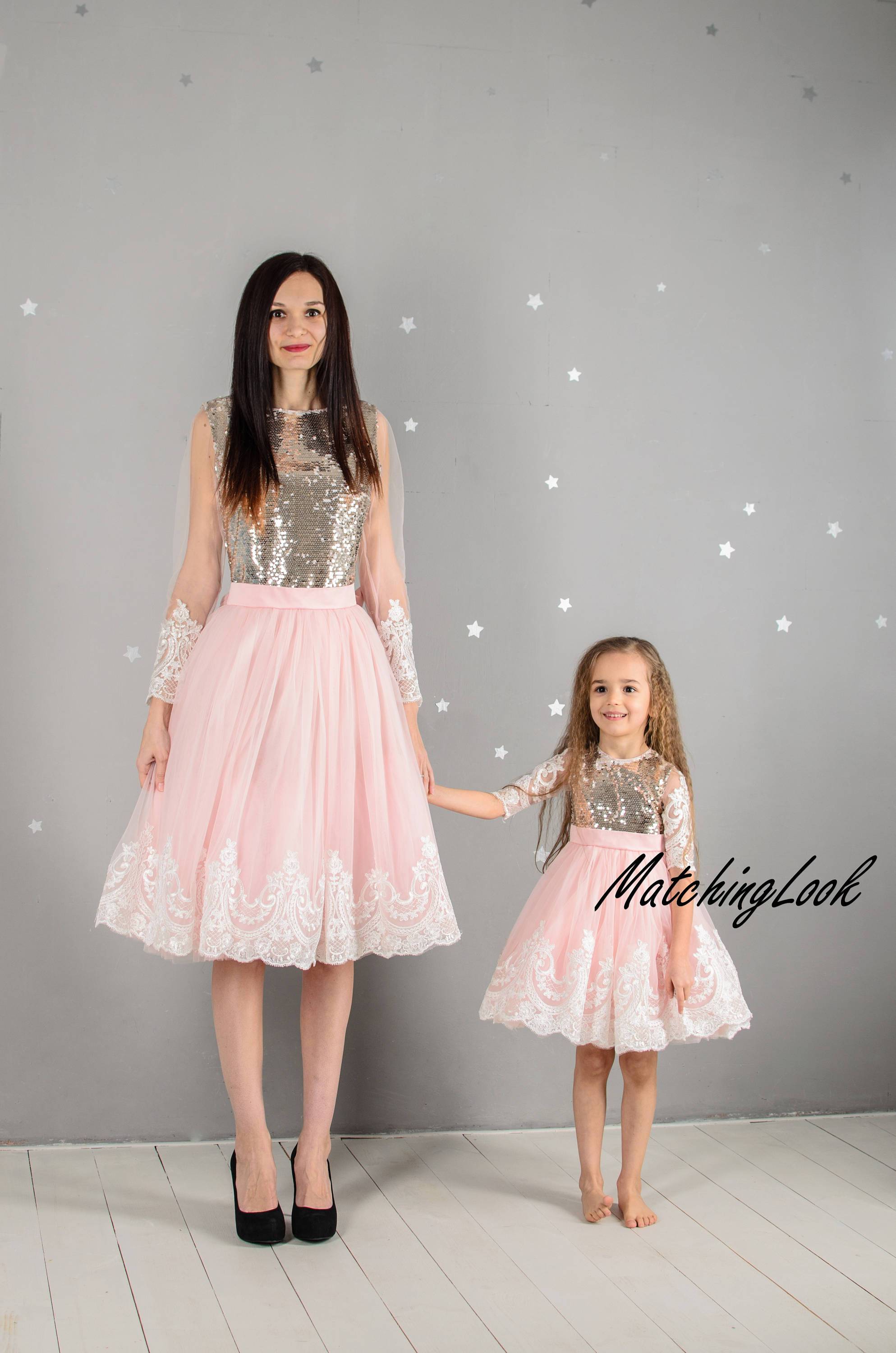 mum & daughter matching dresses