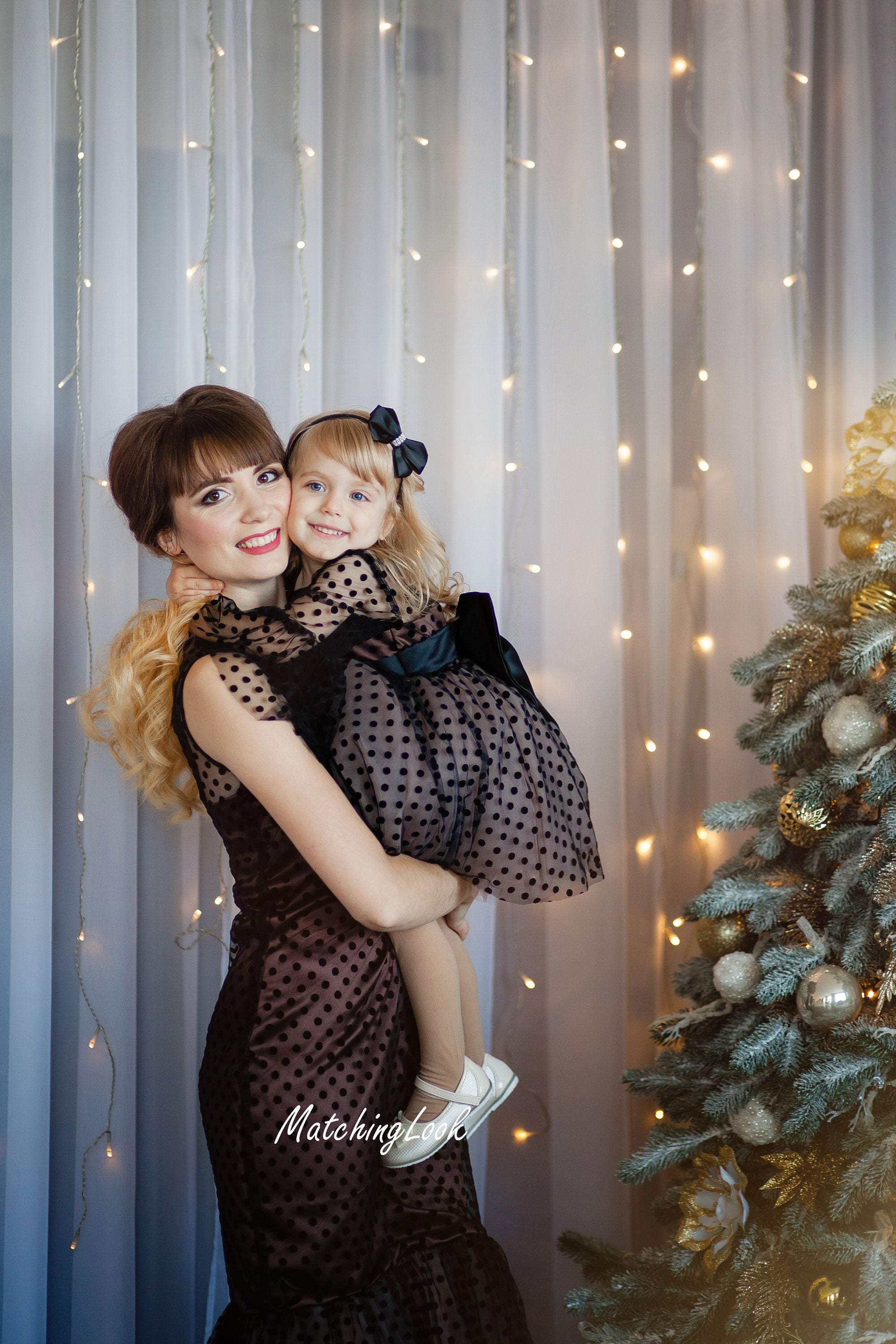 matching christmas dresses mom and daughter