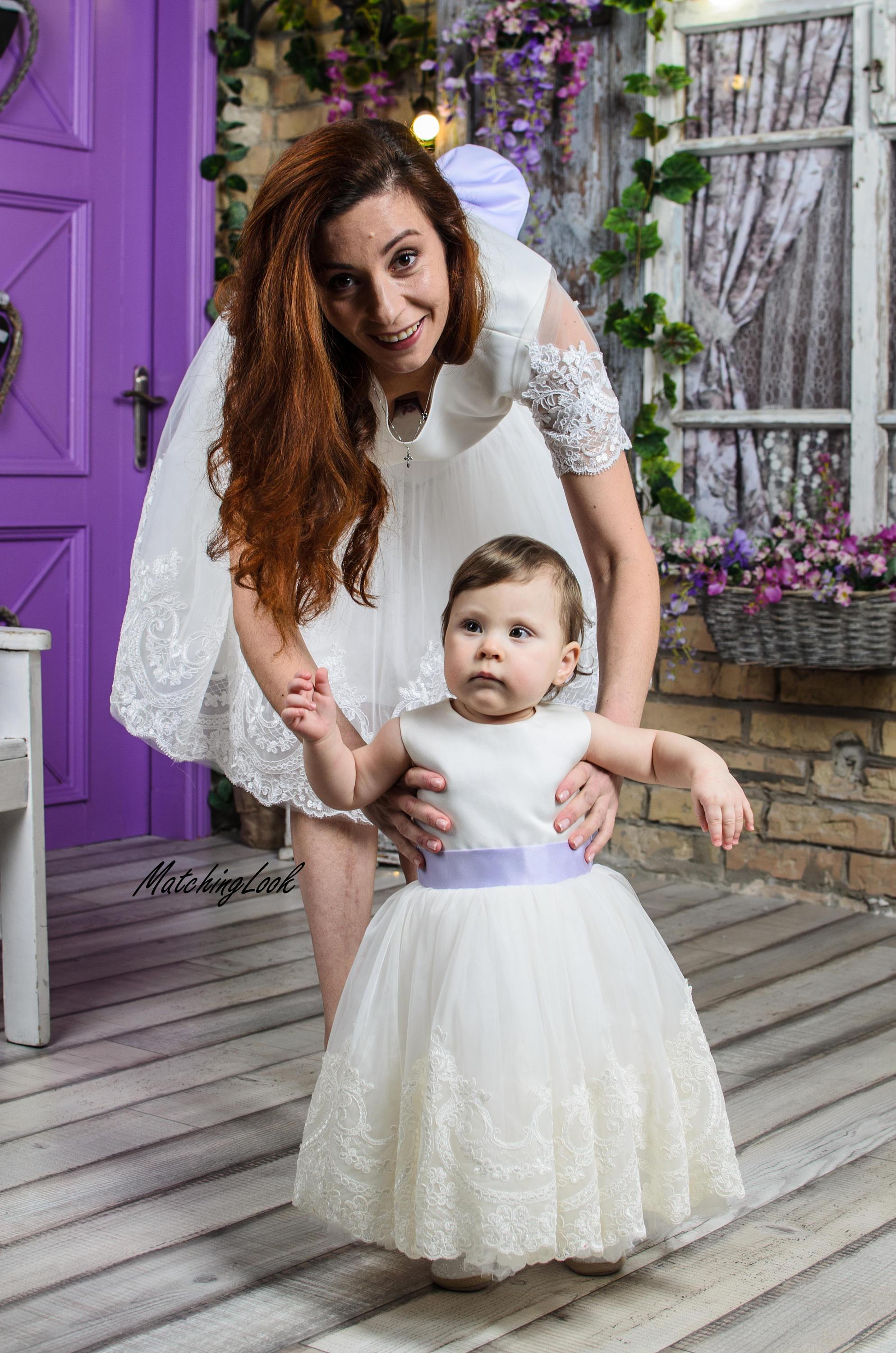 mother and daughter matching dress