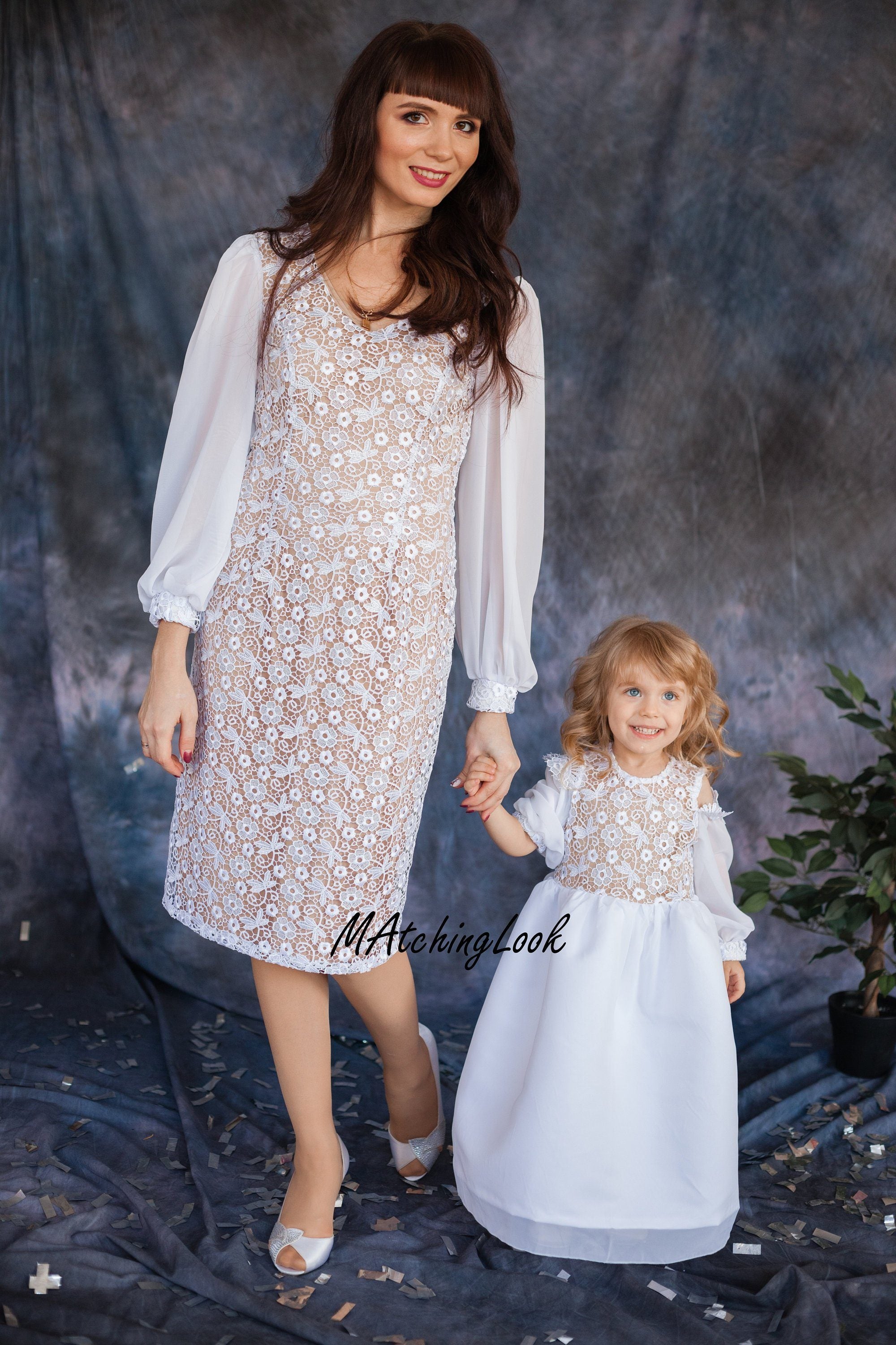 mother and daughter christening outfits