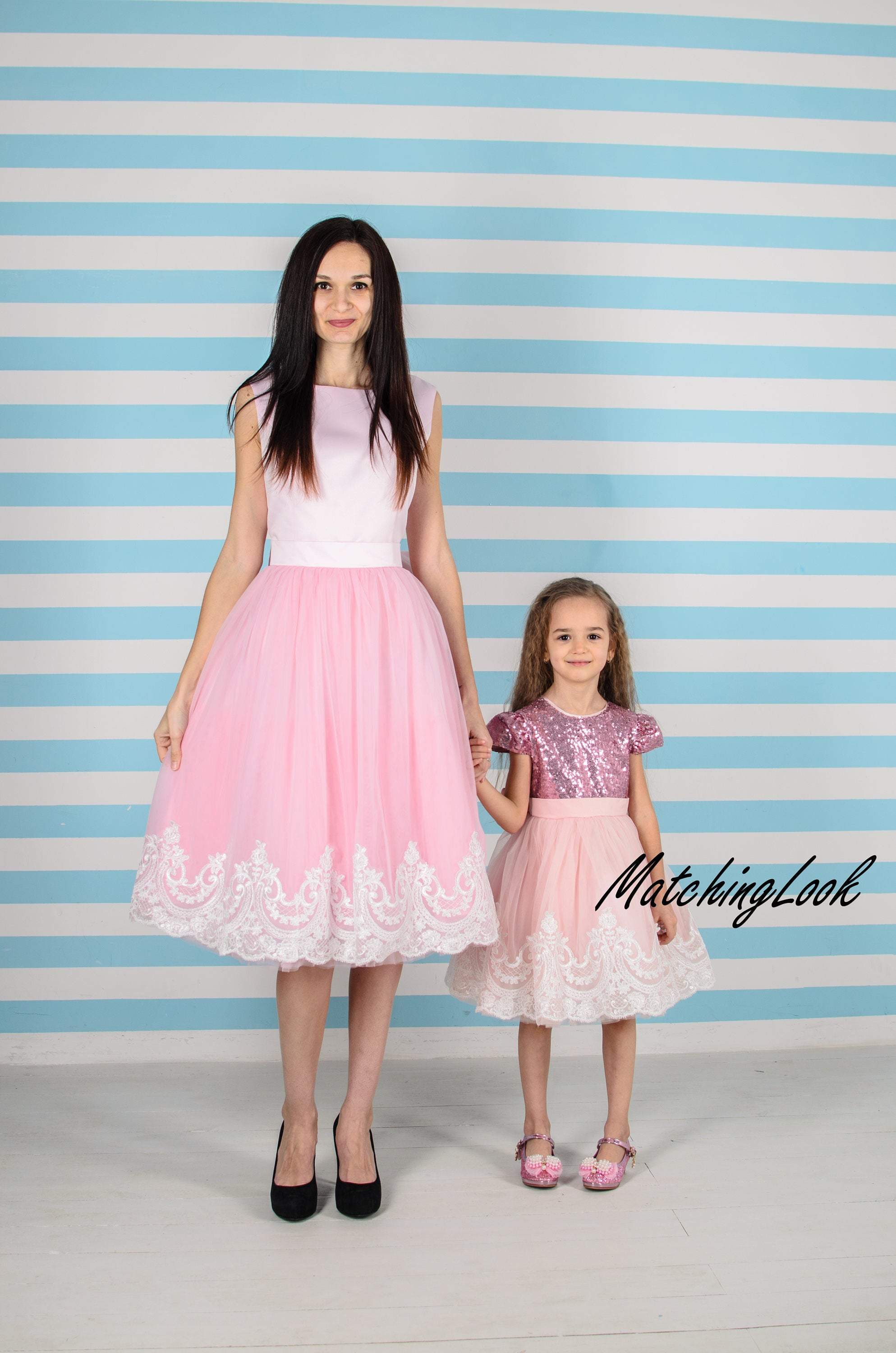 matching mom and daughter easter dresses