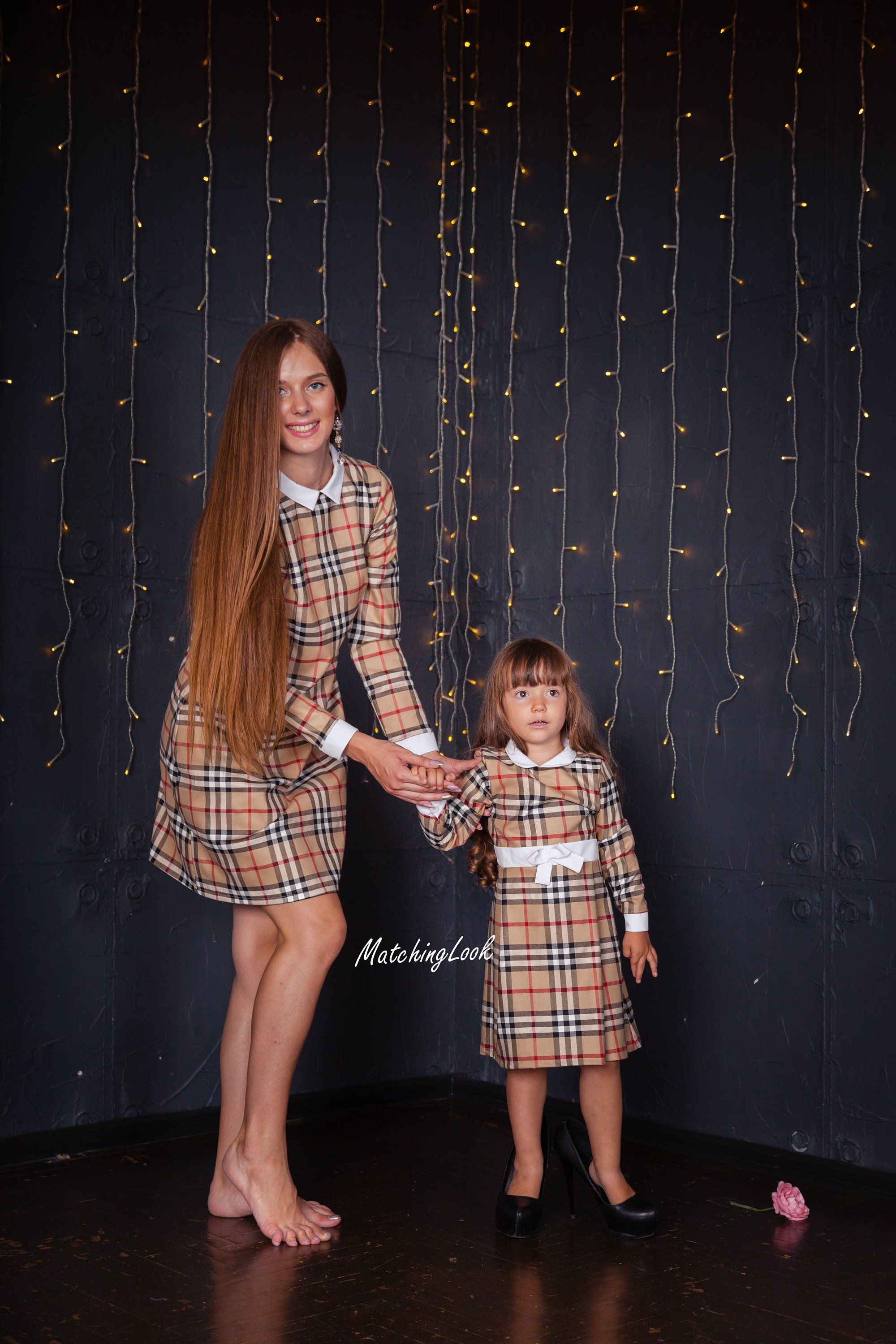 mommy and me plaid outfits
