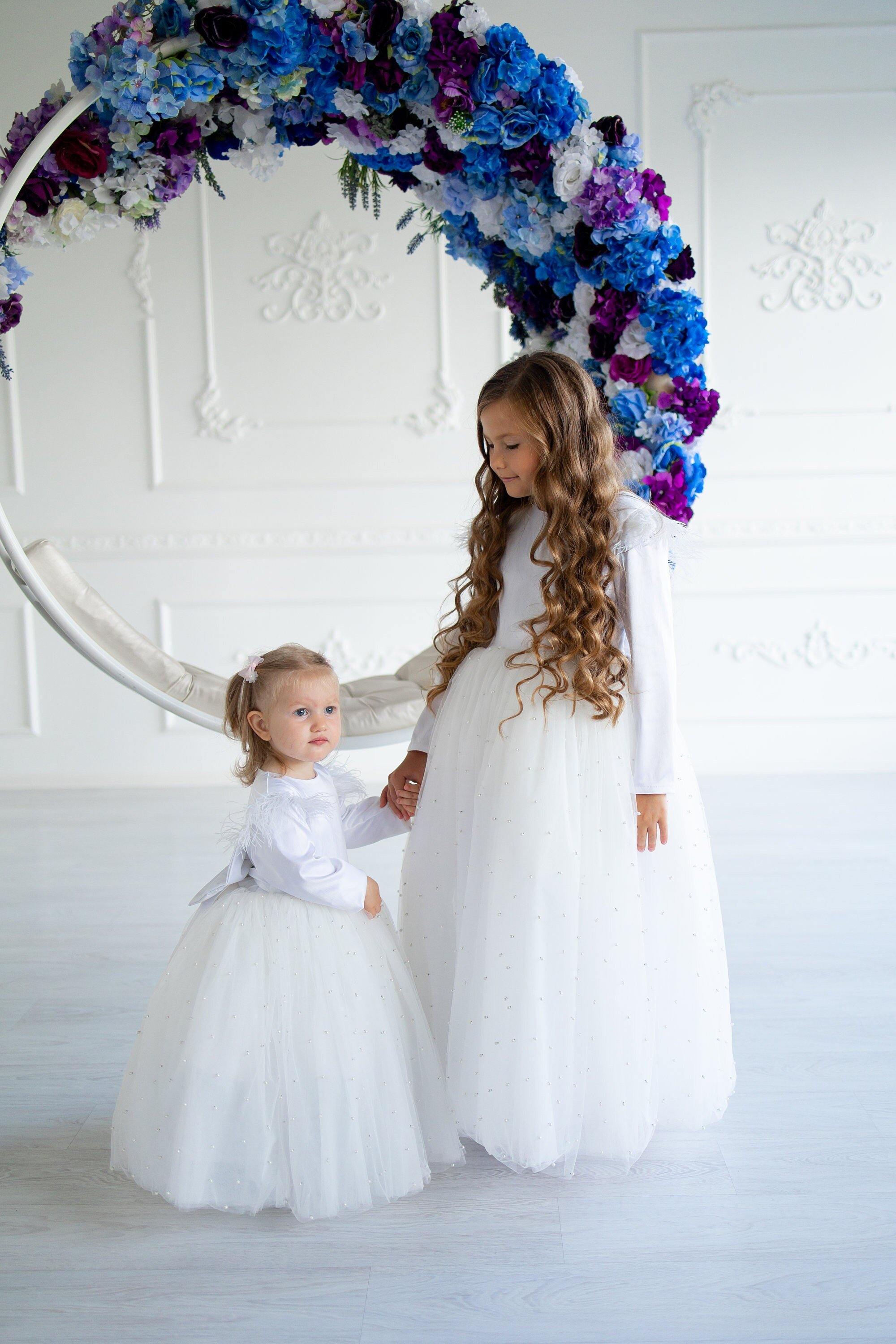 mother-daughter-matching-wedding-dress-mommy-and-me-outfit-bridal-ma