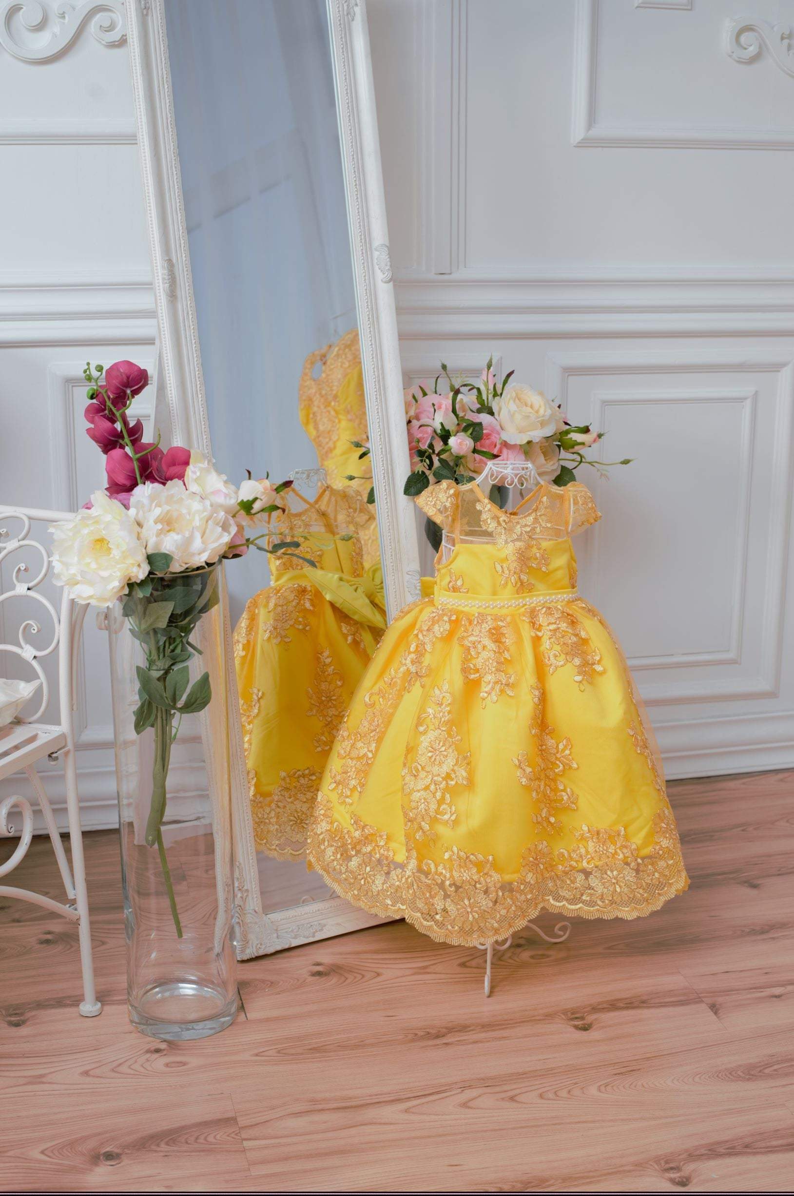 Princess Dress Beauty And Beast Dress Belle Dress Yellow And Gold P