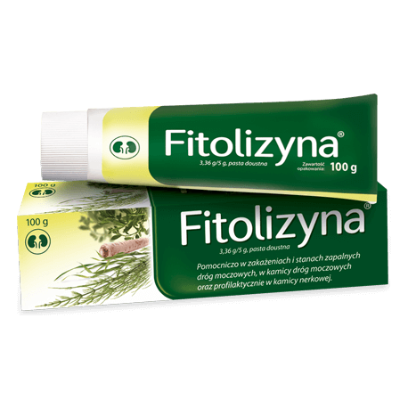 Fitolizyna, pasta, zawiesina doustna, 100 g, odziałaniu moczopędnym / –  Apteka247