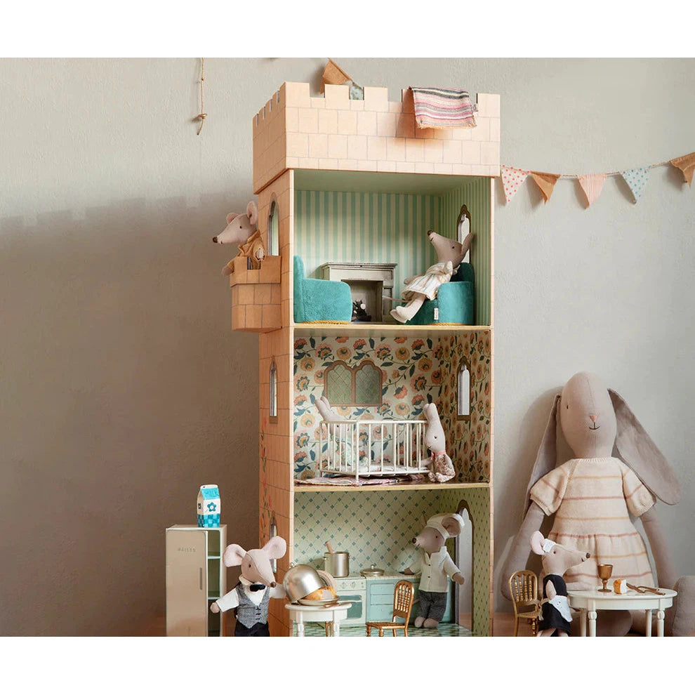 Maileg two chairs for mice - green