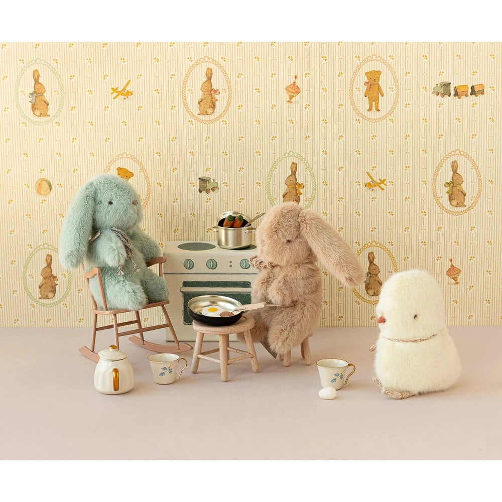 Maileg plush mini bunny - cream peach