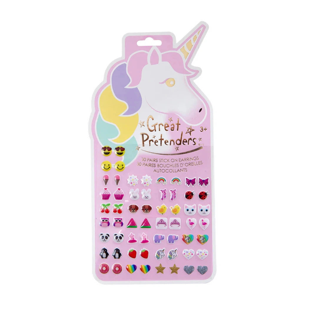 unicorn sticker earrings