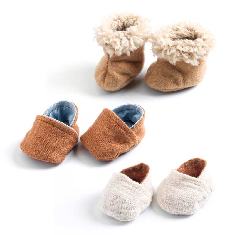 Djeco Pomea 3 pairs of slippers