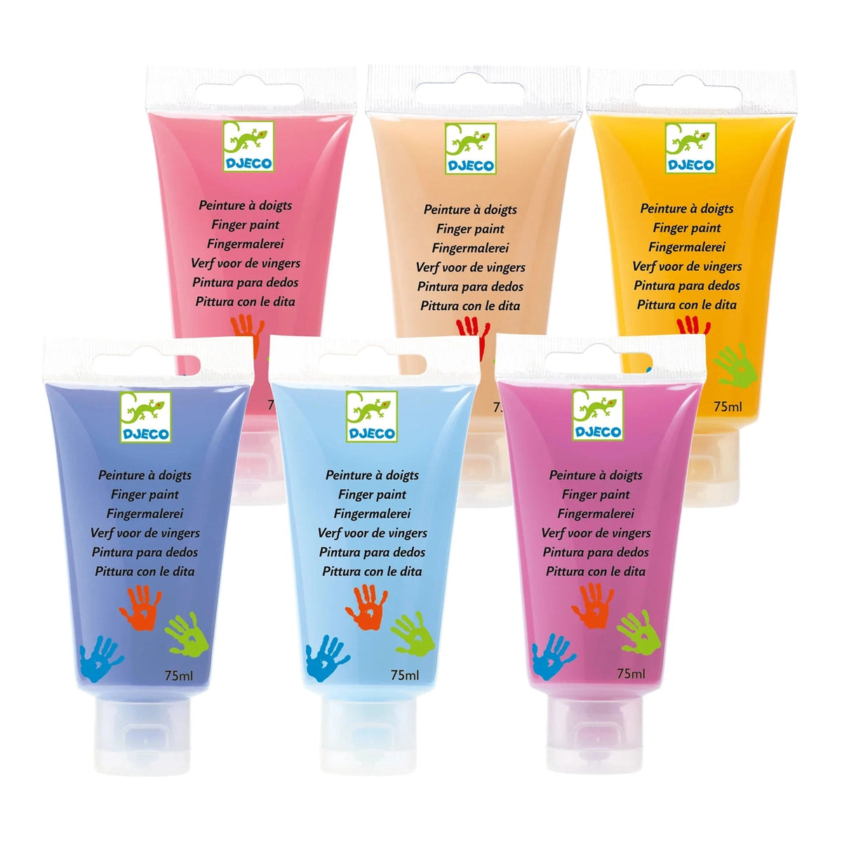 Djeco 6 tubes of sweet finger paint