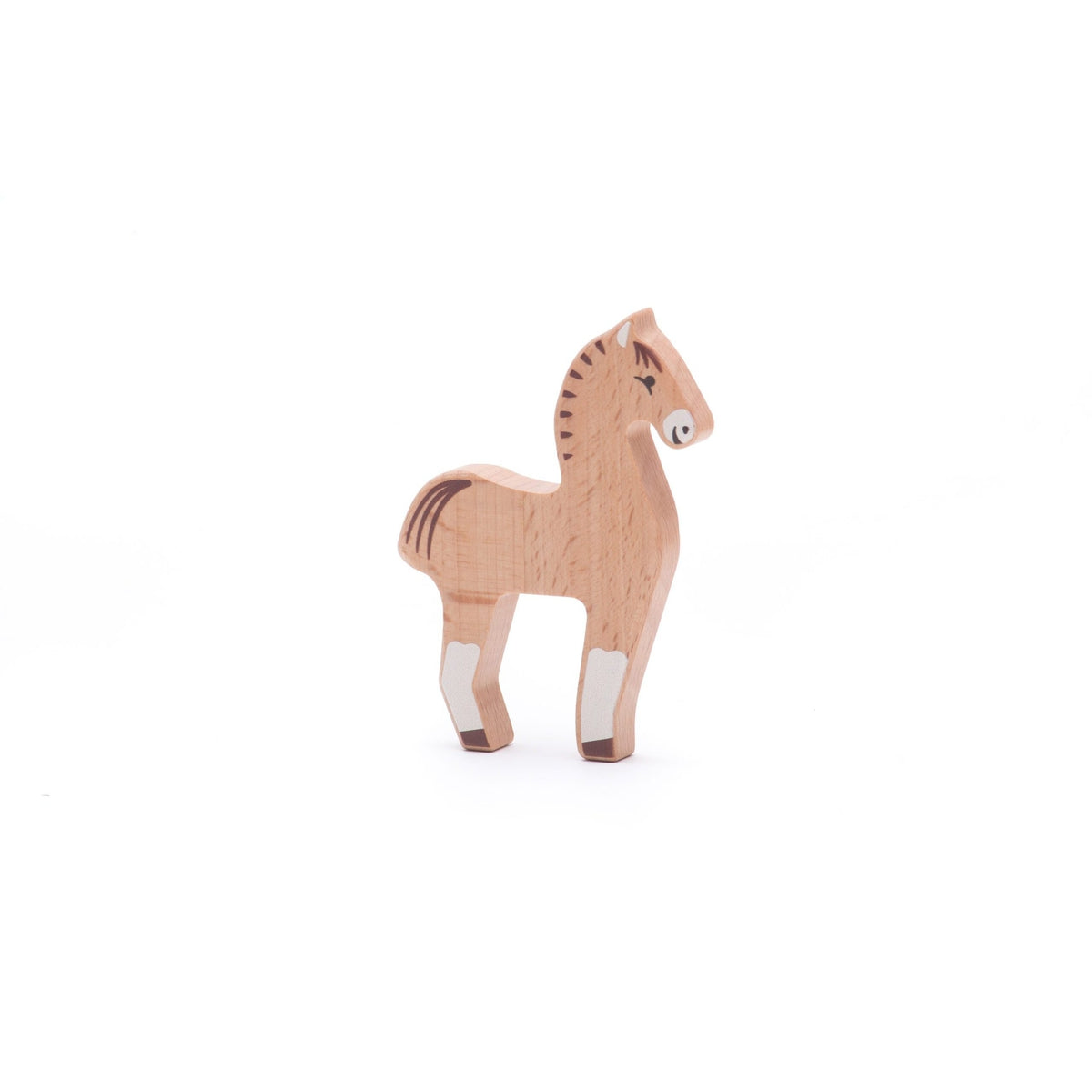  Wooden Animal Toys for Toddler, Fun and Posable Wooden Farm Toy  Playset, Cow Horse Goose Dog Sheep Wooden Toys, Wood Farm Animals, Early  Education Boys and Girl, 5 Bendable Figures Farm