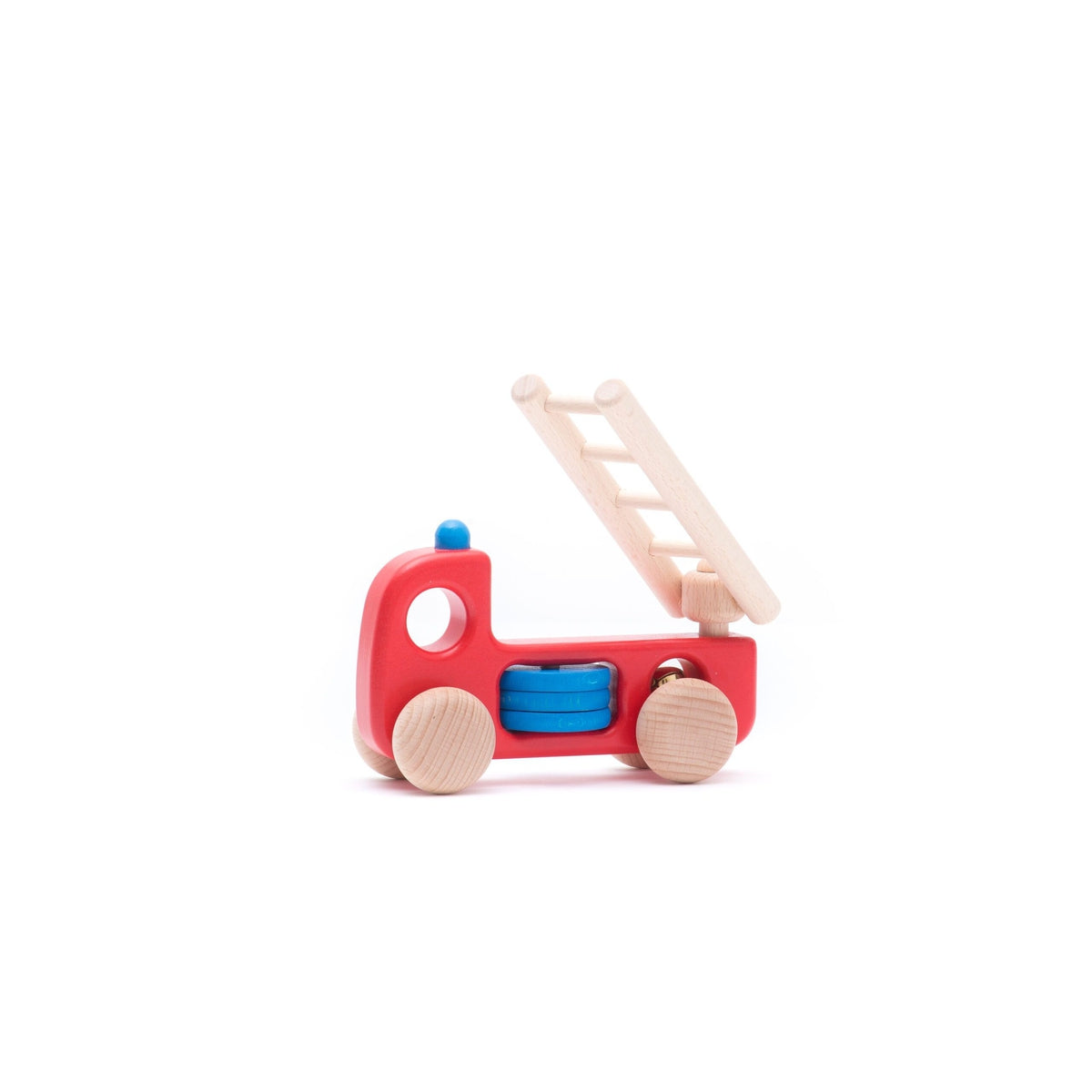 Bajo Wooden Rattle Push Along Toy