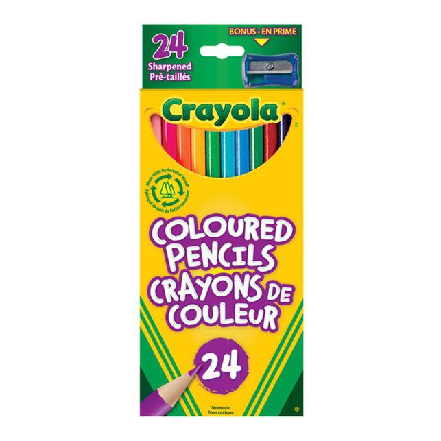 Crayola coloured pencils 24 pack – Dilly Dally Kids