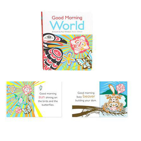 Good Morning World board book - Dilly Dally Kids