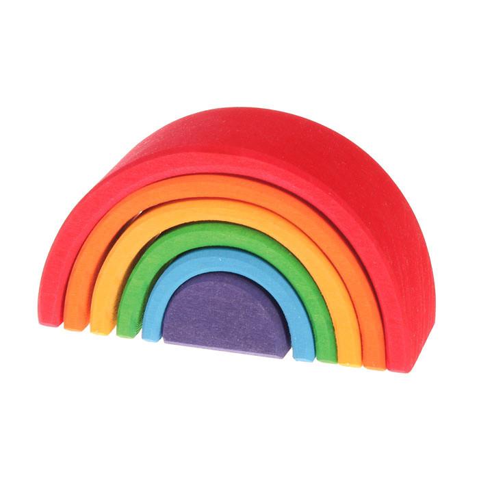 small wooden rainbow