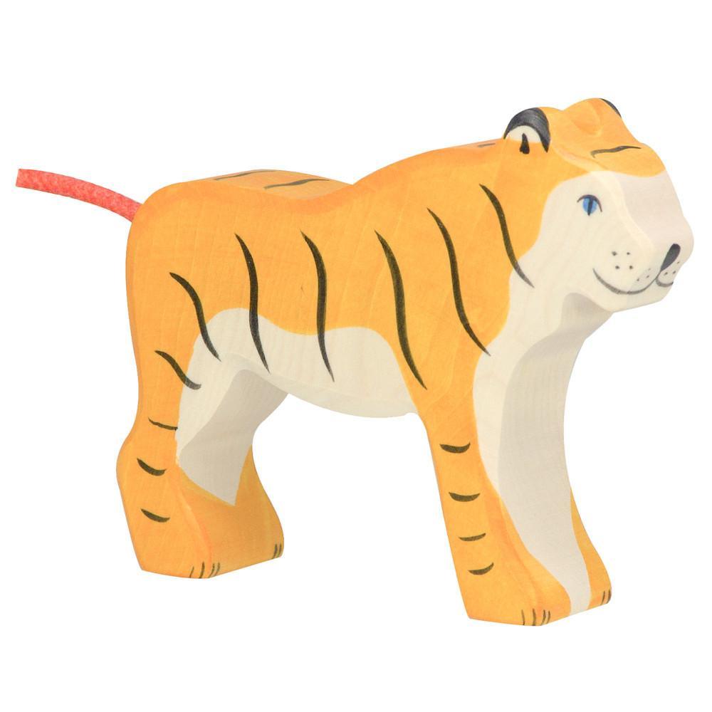 Wooden hot sale tiger toy