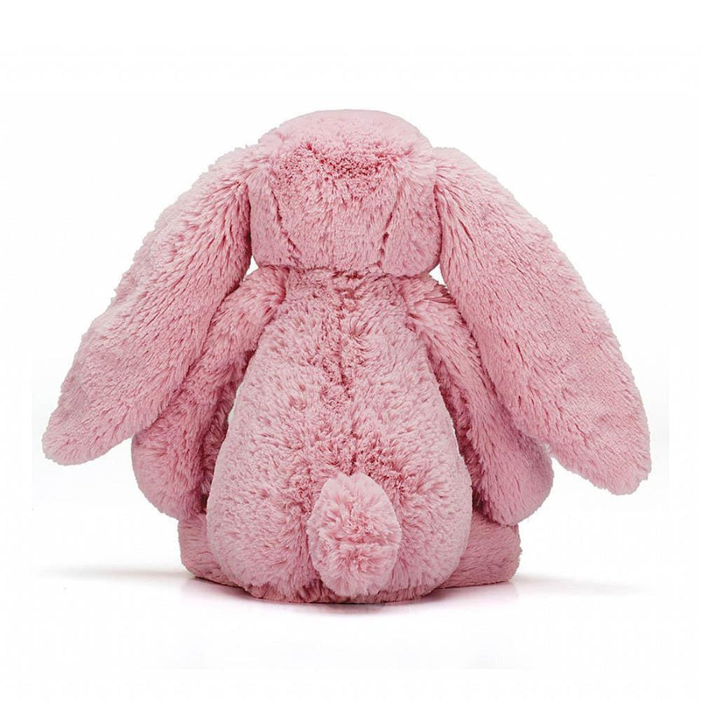 Little Jellycat London Bashful Pink Bunny Rabbit 11” Plush Baby Toy Chime  Rattle