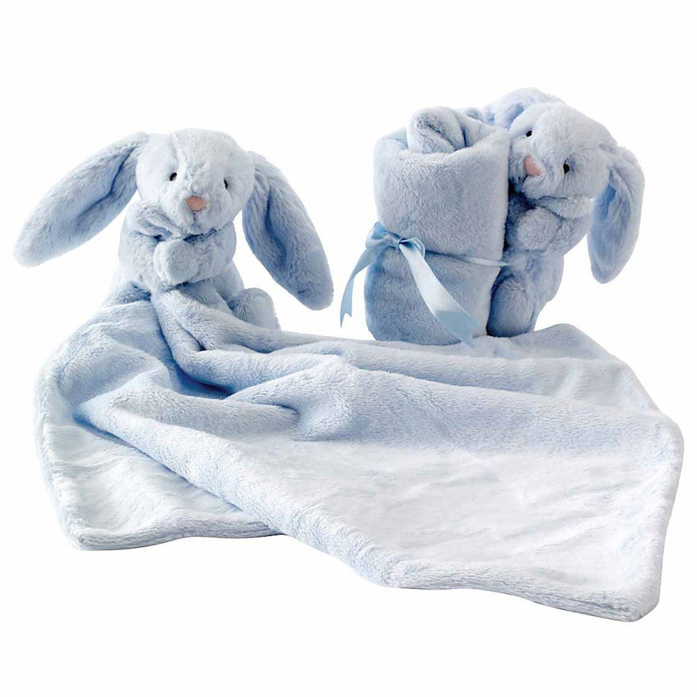 jellycat blue bunny soother