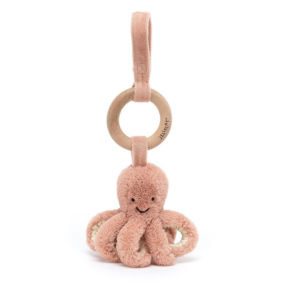 Jellycat Odell octopus wooden ring toy – Dilly Dally Kids