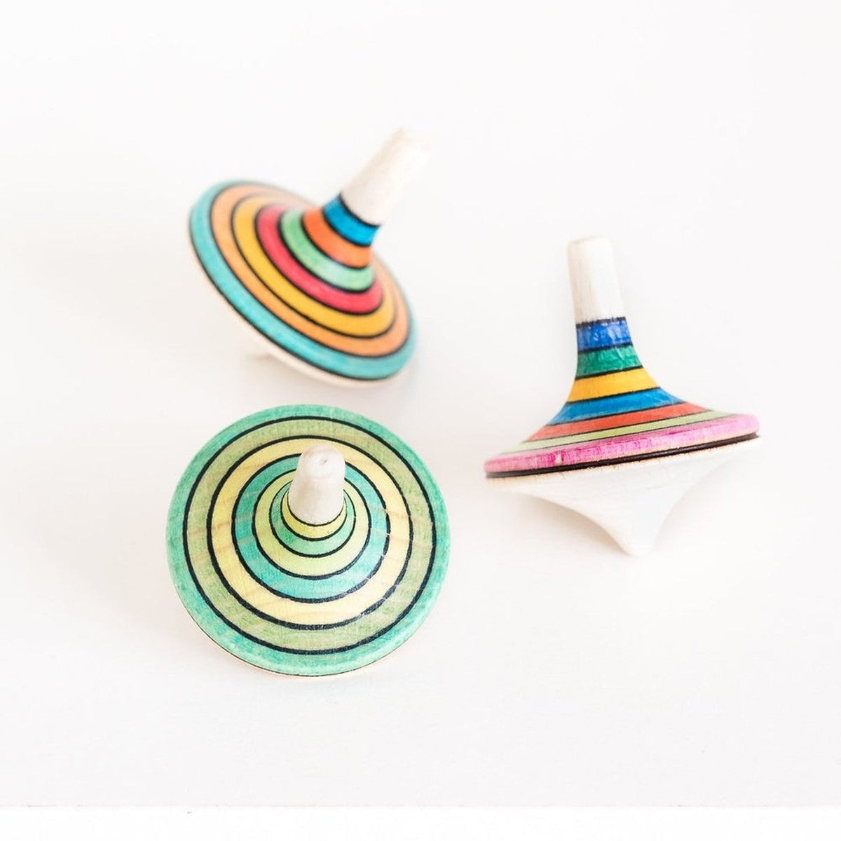 Mader Wooden Spinning Tops – Dilly Dally Kids