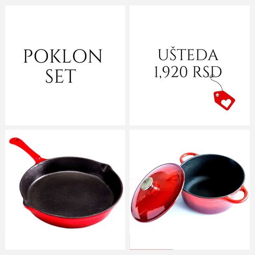 Poklon set Šerpa i tiganj